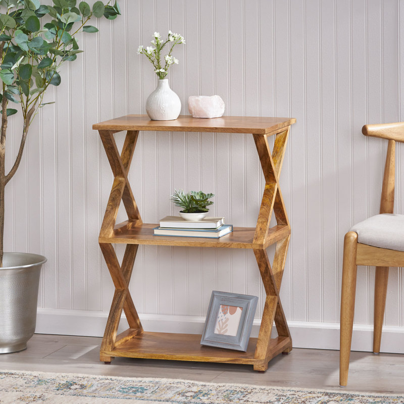 Loon Peak® Solid Wood End Table with Storage Wayfair